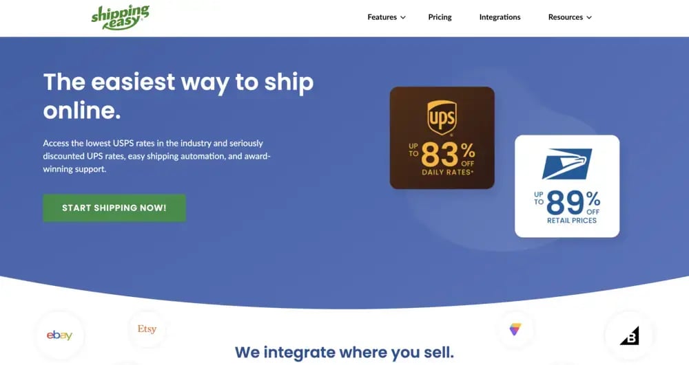 ShippingEasy – Best for Multi-Channel Sellers